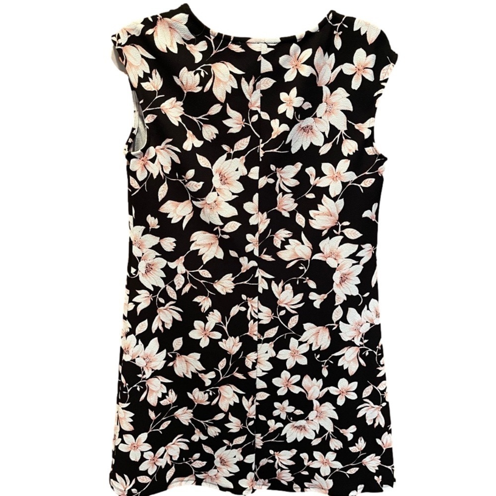 Nine West Black Multi Women's Cap
Sleeve Printed Swing Dress - Picture 4 of 9